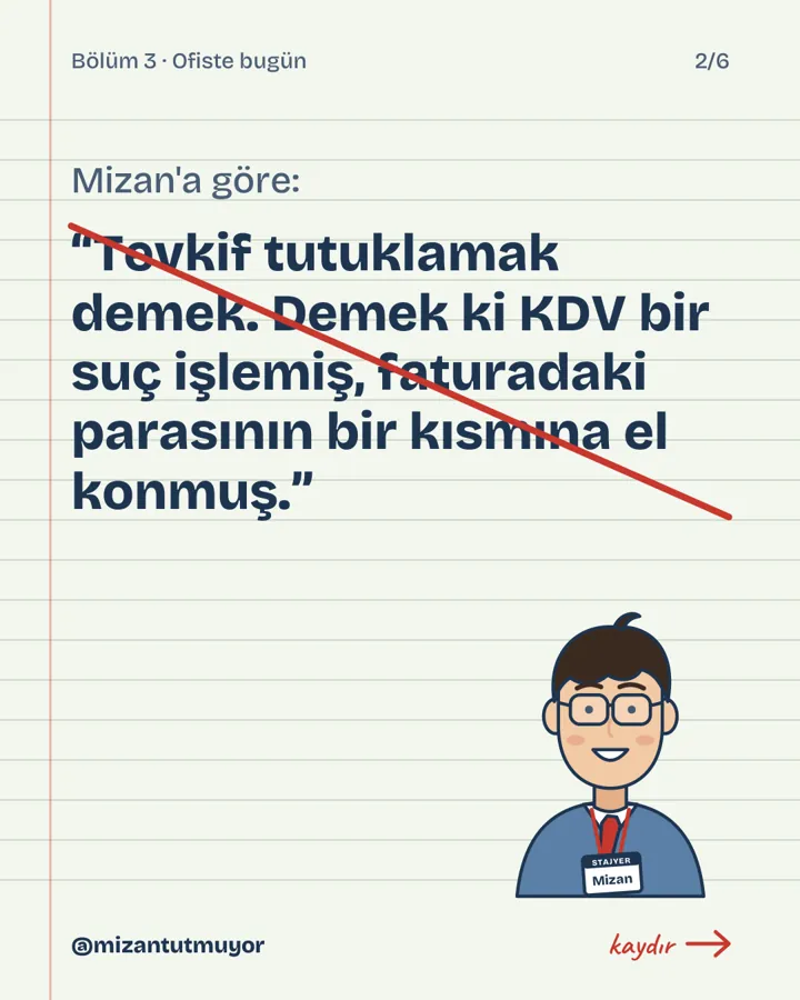 KDV tutuklandı, kart 2
