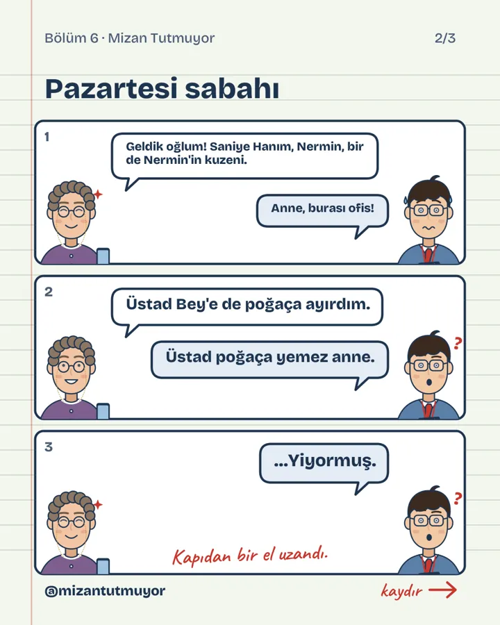 Annem ilan etti, kart 2